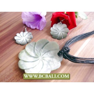 Balinese Shells Jewelry Set Fashion Handmade